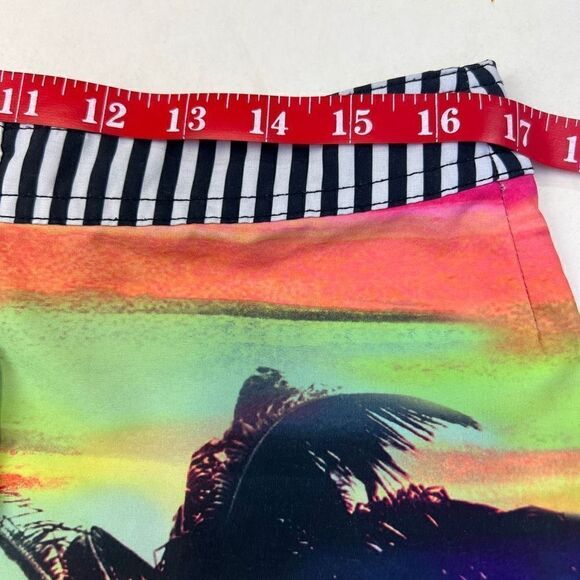 Roxy Mens Palm Tree Print Swim Board Shorts Multicolor Tropical Size Medium - Picture 6 of 7